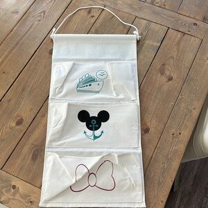 Canvas Wall Organizer with Nautical and Bow Designs